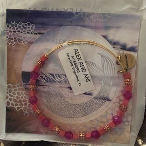 Alex and Ani Coral Dragonfruit Bangle